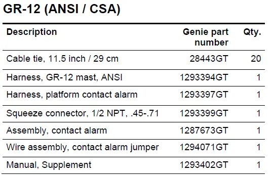 Genie GR-12 Lift Guard Contact Alarm-figg-25