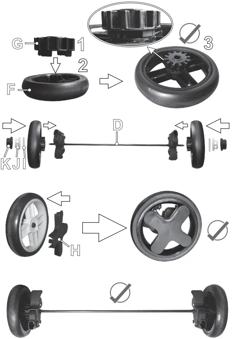 Lorelli DUO Twin Stroller Instruction - Figure 3
