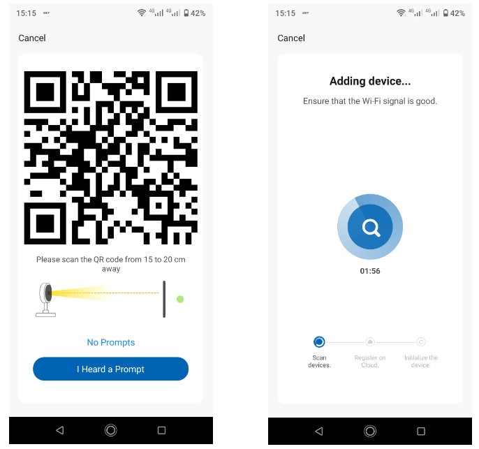 iGET DS1 Video Doorbell - Download APP and Connect 5