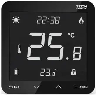 TECH CONTROLLERS EU T 3 2 Two State With Traditional Communication - BLACK