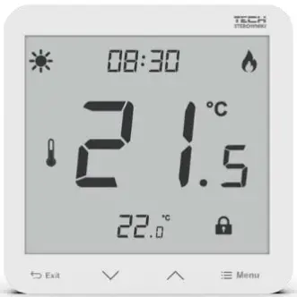 TECH CONTROLLERS EU T 3 2 Two State With Traditional Communication - WHITE