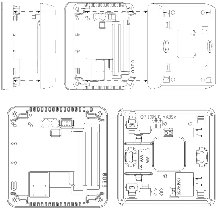 TECH CONTROLLERS EU T 3 2 Two State With Traditional Communication - batteries and slide