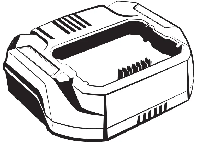 Rubbermaid Commercial 2173520 Motorized Truck and Cart Battery Charger