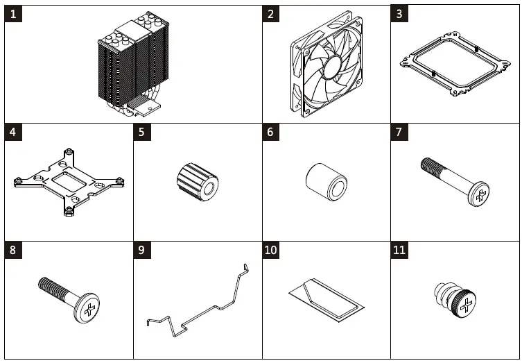 ID-COOLING SE-214-XT ARGB Air Cooler 4 Heatpipes-FIG-1