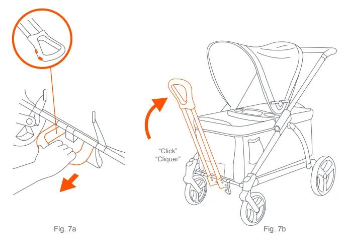 baby trend CW01D92 Expedition 2 in 1 Stroller Wagon - sections 2