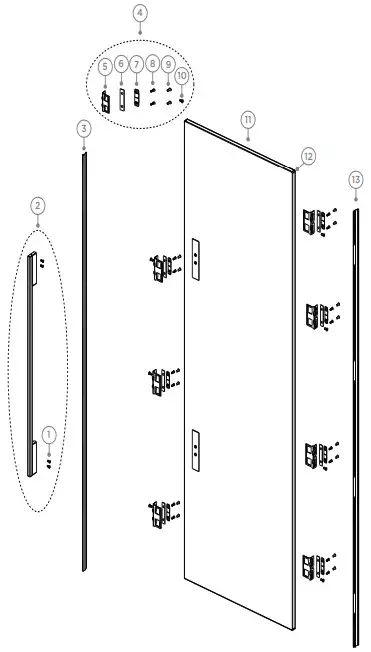 DOOR PANEL COMPONENTS