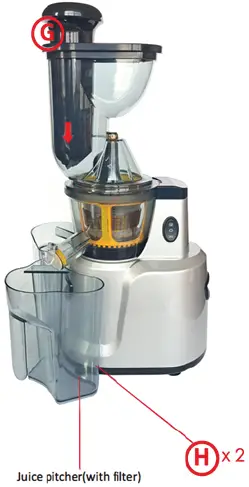 HAFELE HS-J42X Whole Slow Juicer 15