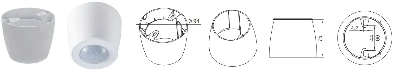 HYTRONIK HBIR29 SV RH PIR Standalone Motion Sensor - Optional Accessory