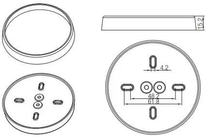 HYTRONIK HBIR29 SV RH PIR Standalone Motion Sensor - dimension 2