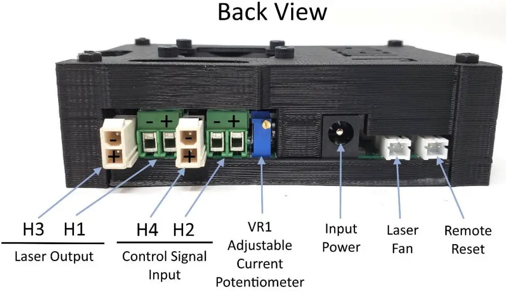 J Tech Photonics 1 1 Compliant Dual Driver Kit - BACK OF DRIVER BOARD