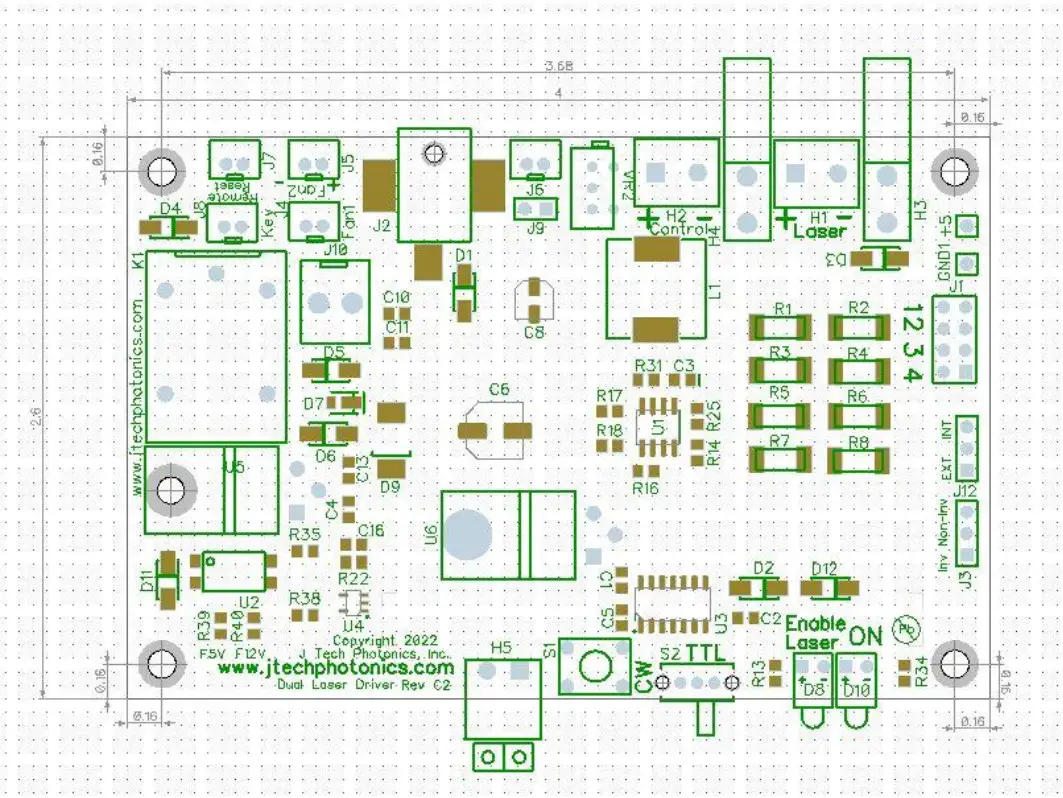 J Tech Photonics 1 1 Compliant Dual Driver Kit - provided for mounting