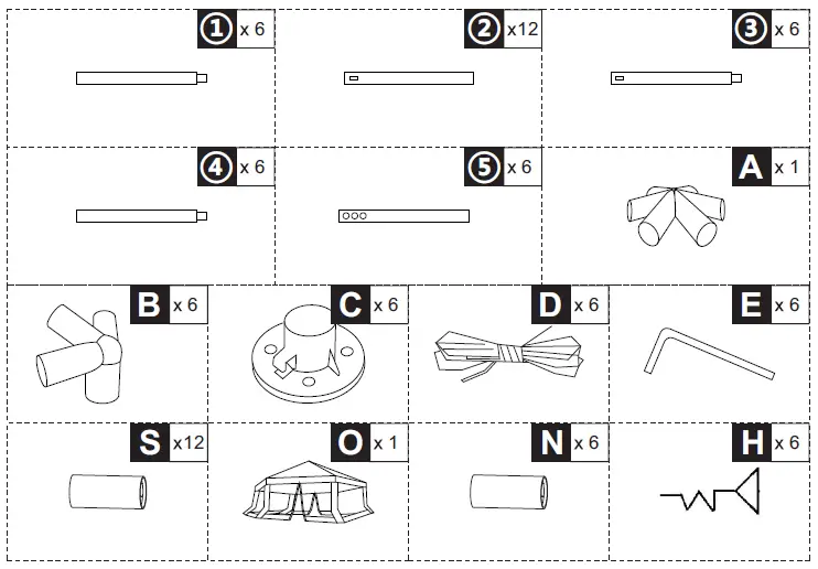 Outsunny-840-169-Pop-up-Hexagon-Gazebo-and-Mesh-Sides-01