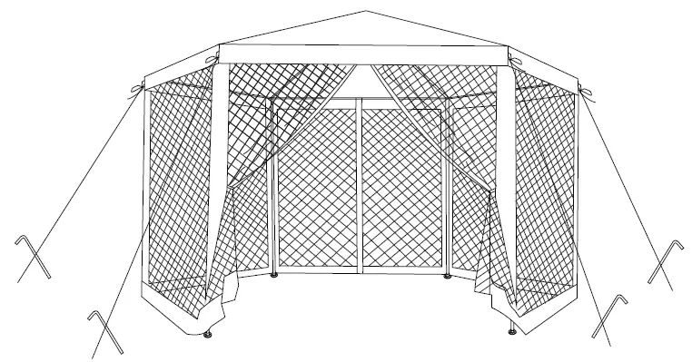 Outsunny-840-169-Pop-up-Hexagon-Gazebo-and-Mesh-Sides-08