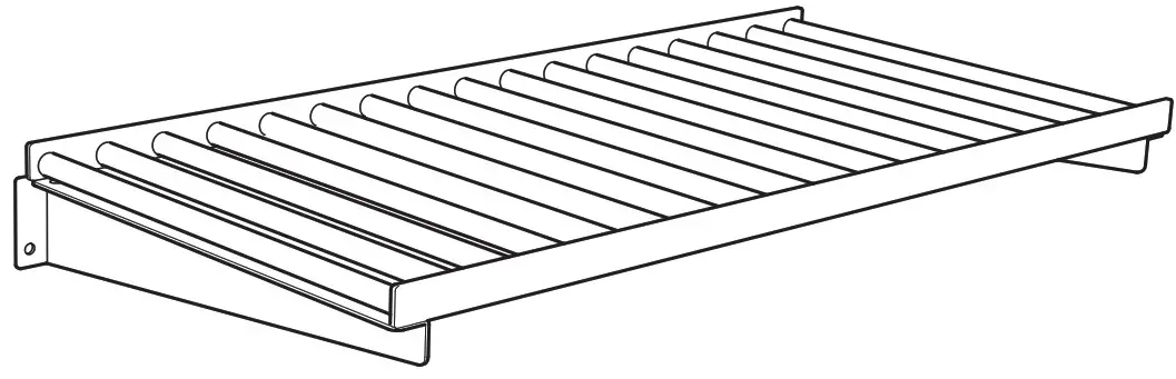 IKEA KUNGSFORS Suspension Rail with Shelf - fig 1