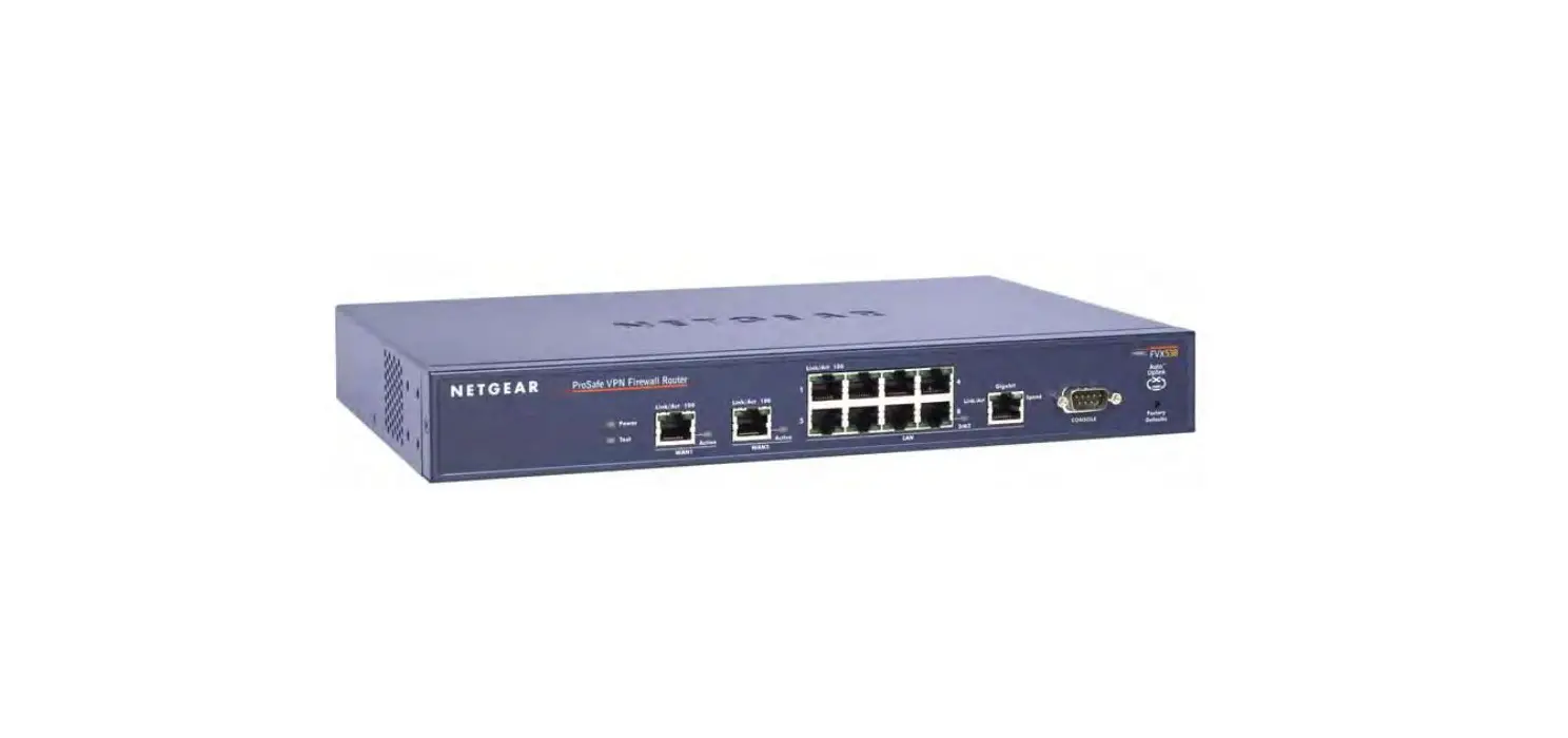 Netgear Fvx538 Prosafe Vpn Firewall Router Specifications And Datasheet