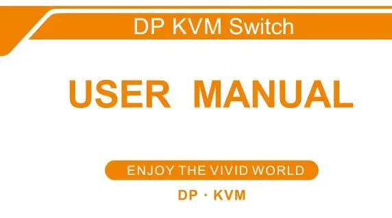 TESmart PKS0201A10 DP KVM Switch 4K HDR User Manual