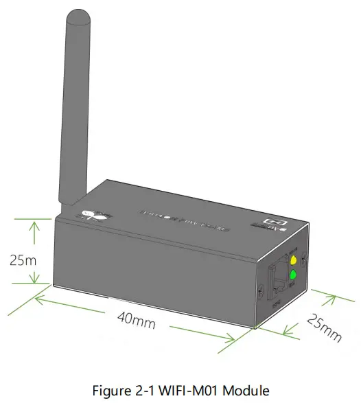 Dyness WIFI-M01 HV System - Figure 2-1 WIFI-M01 Module