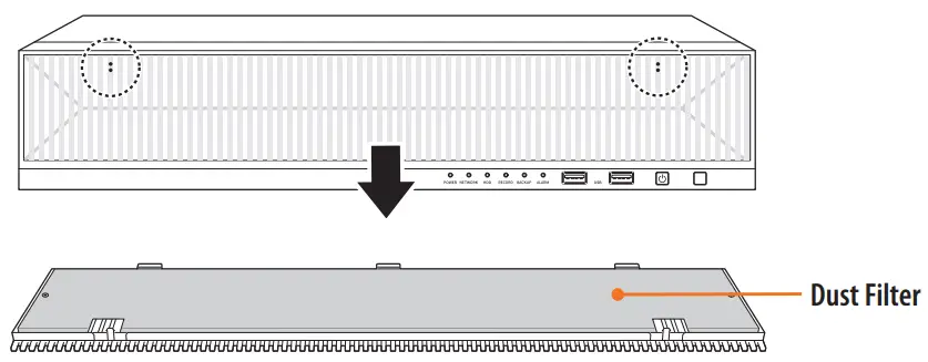 Cleaning up the Dust Filter