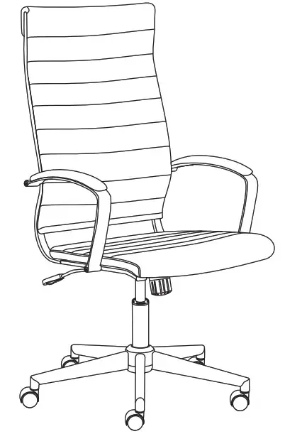 amazon basics B07KXF19FN High Back Executive Swivel Office Desk Chair - Cover