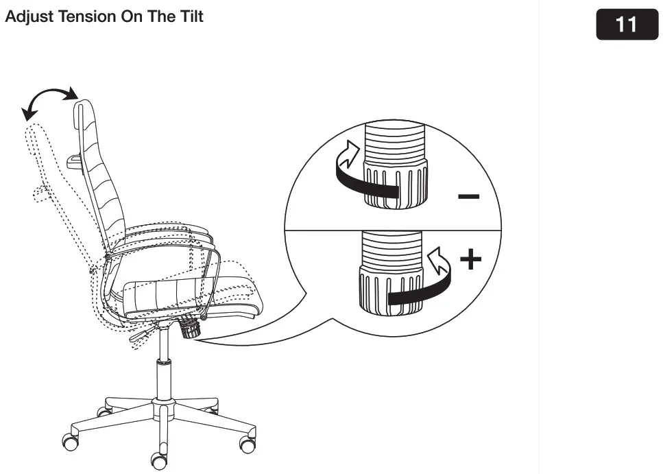 amazon basics B07KXF19FN High Back Executive Swivel Office Desk Chair - Product Overview 14