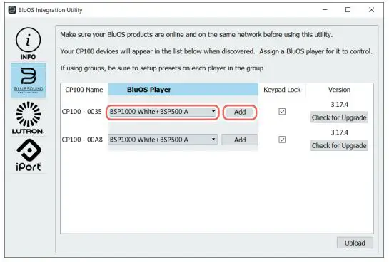 BLUESOUND CP100 Wallmount Control Panel-fig10