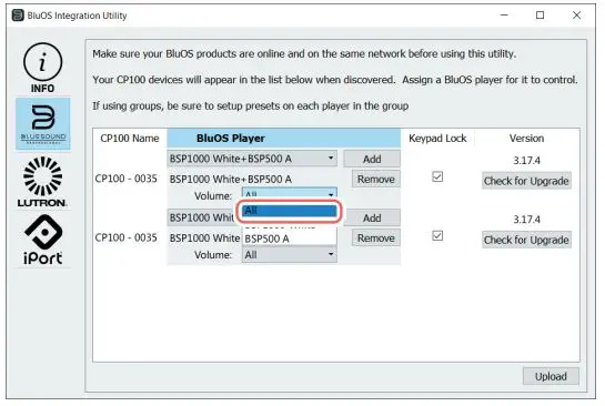 BLUESOUND CP100 Wallmount Control Panel-fig11