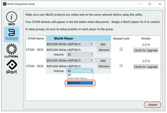 BLUESOUND CP100 Wallmount Control Panel-fig12