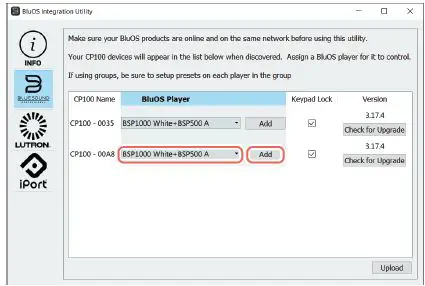 BLUESOUND CP100 Wallmount Control Panel-fig13