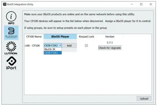 BLUESOUND CP100 Wallmount Control Panel-fig5