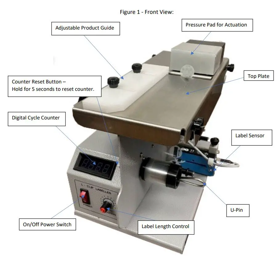 TACH-IT 6510-TL L-Clip Label Applicator Instruction Manual - Figure 1