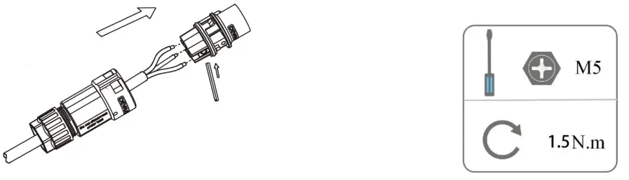 Energizer Force Series Solar Inverter - cable