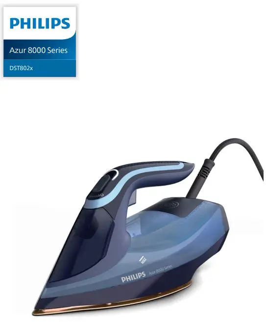 PHILIPS DST8020-20 Azur 8000 Series Steam Iron User Manual