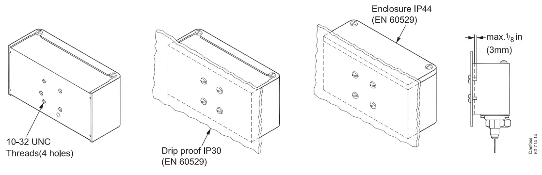 Danfoss KP 21 Pressure Switch - Enclosure