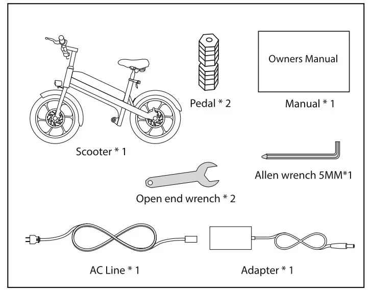 MANTA MES2002N 20Inch Electric Scooter - helmet 1