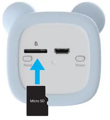 EZVIZ BM1 Battery Powered Smart Baby Monitor - Install Micro SD Card