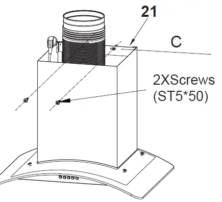 comfee CVG30W8AST, CVG36W8AST Range Hood 10