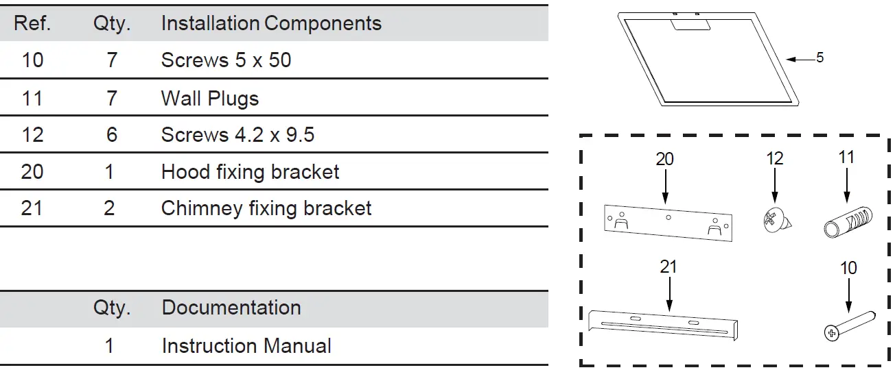 comfee CVG30W8AST, CVG36W8AST Range Hood 5