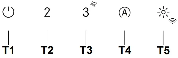FRANKE A90 BK-XS Built-in Hood - CONTROLS