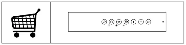 FRANKE A90 BK-XS Built-in Hood - REMOTE CONTROL