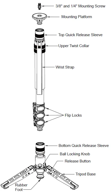 SIRUI-P-424FS-Video-Photo-Monopod-fig-1
