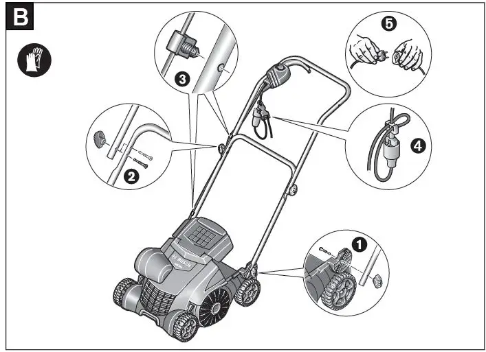 BOSCH-Universal-Rake-900-Metal-Tine-Lawn-Rake-FIG 8