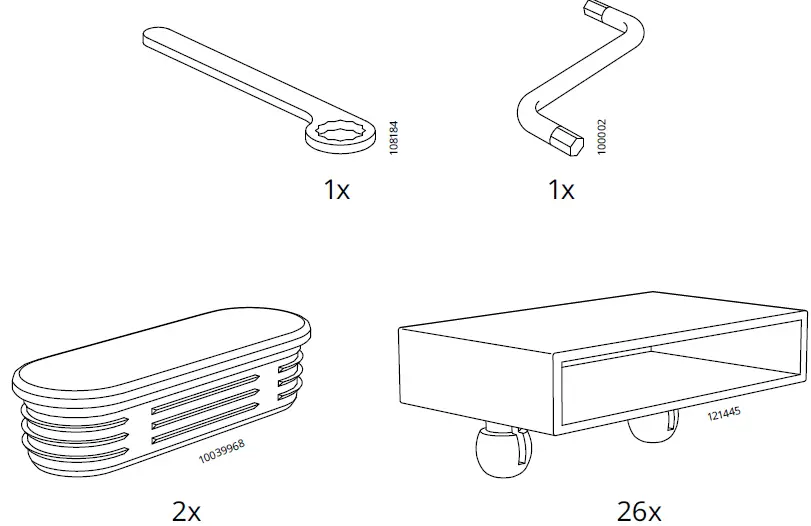 IKEA 904.483.26 VITVAL Underbed White 04