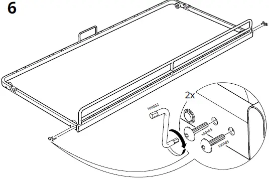 IKEA 904.483.26 VITVAL Underbed White 10