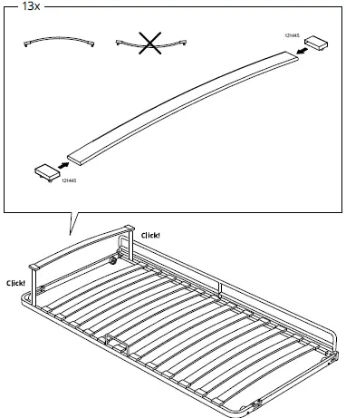 IKEA 904.483.26 VITVAL Underbed White 12