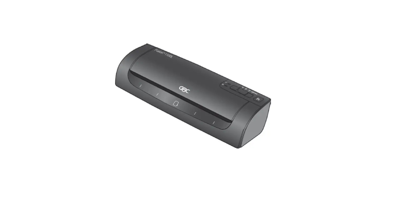 Gbc 4400746 Fusion A4 Black 1100l Laminator Instruction Manual