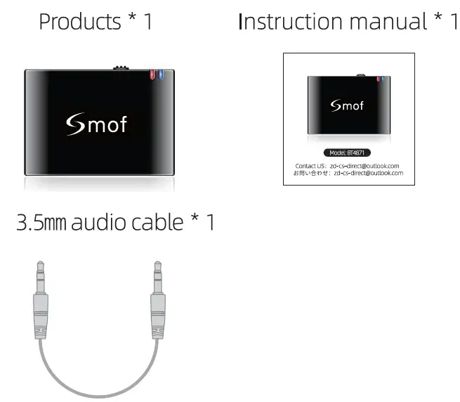 Smof 30pin-4871 Bluetooth Adapter for Sounddock-FIG- (1)