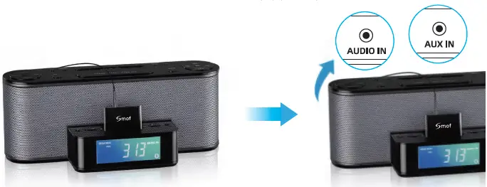 Smof 30pin-4871 Bluetooth Adapter for Sounddock-FIG- (6)