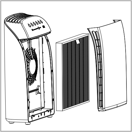 SimPure MSA3 Air Purifier - d1