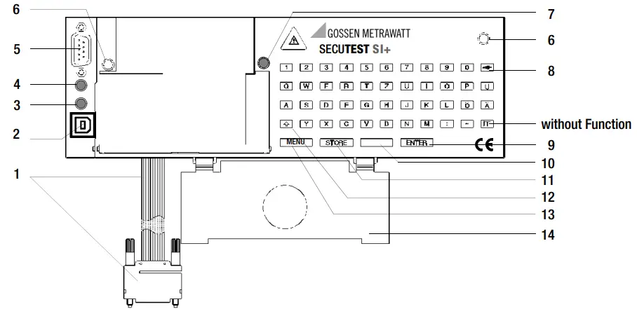 GOSSEN-METRAWATT-SECUTEST-SI+-Memory-And-Input-Module-fig 1