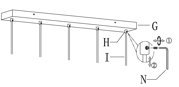 LNC-A04970P5-5-Light-Matte-Black-and-Polished-Gold-Modern-Contemporary-Textured-glass-Linear-LED-FIG- (5)